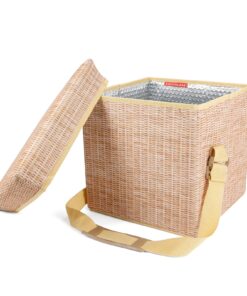 Wicker Picnic Cooler Seat